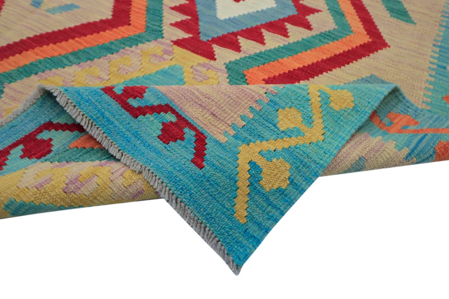Tapete Oriental - Vegi Kelim Hand Woven - 175 x 247 cm