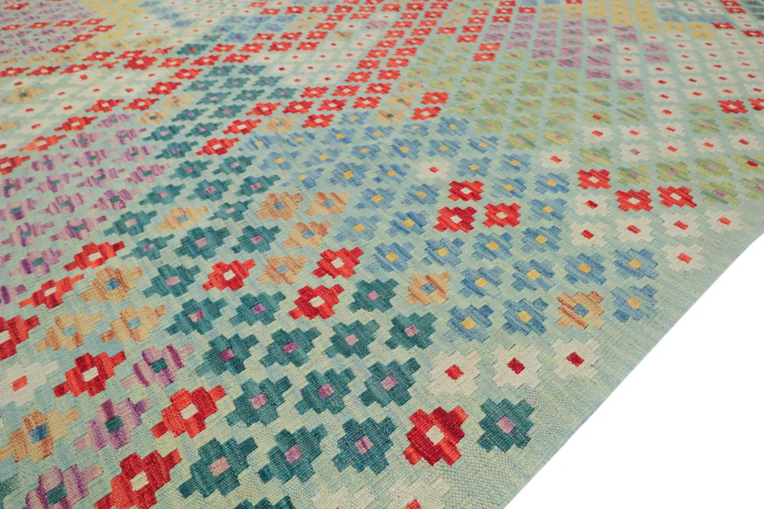 Tapete Oriental - Vegi Kelim Hand Woven - 211 x 288 cm