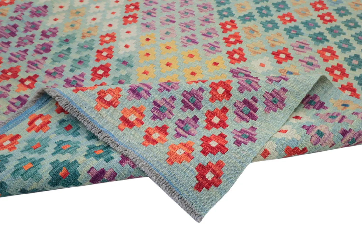 Tapete Oriental - Vegi Kelim Hand Woven - 211 x 288 cm