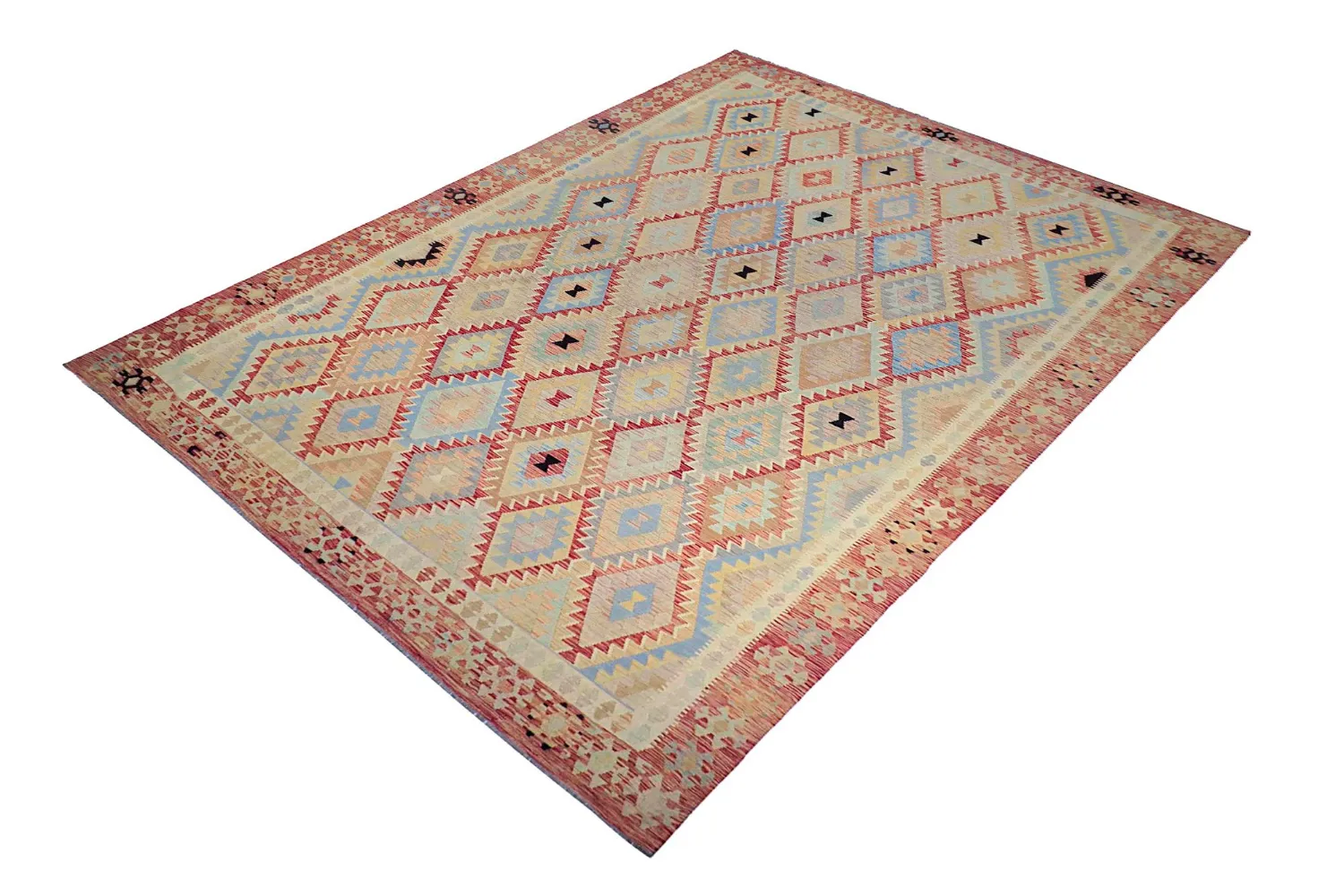 Tapete Oriental - Vegi Kelim Hand Woven - 313 x 427 cm