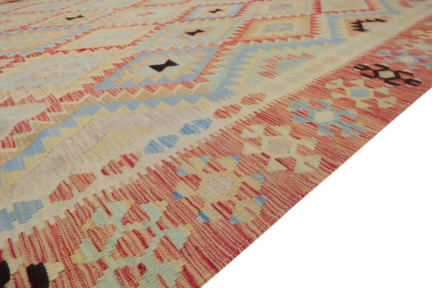 Tapete Oriental - Vegi Kelim Hand Woven - 313 x 427 cm