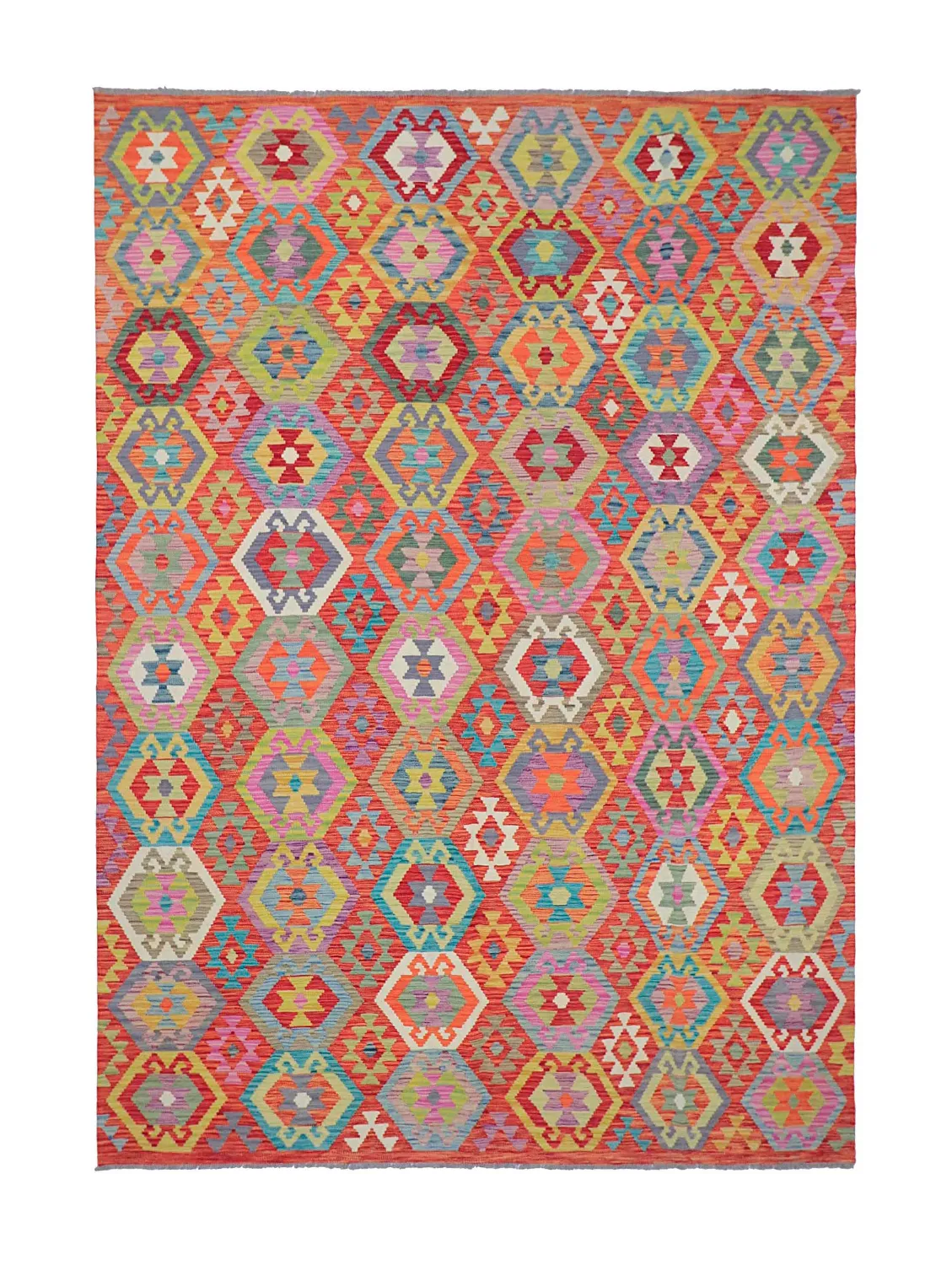 Tapete Oriental - Vegi Kelim Hand Woven - 203 x 296 cm