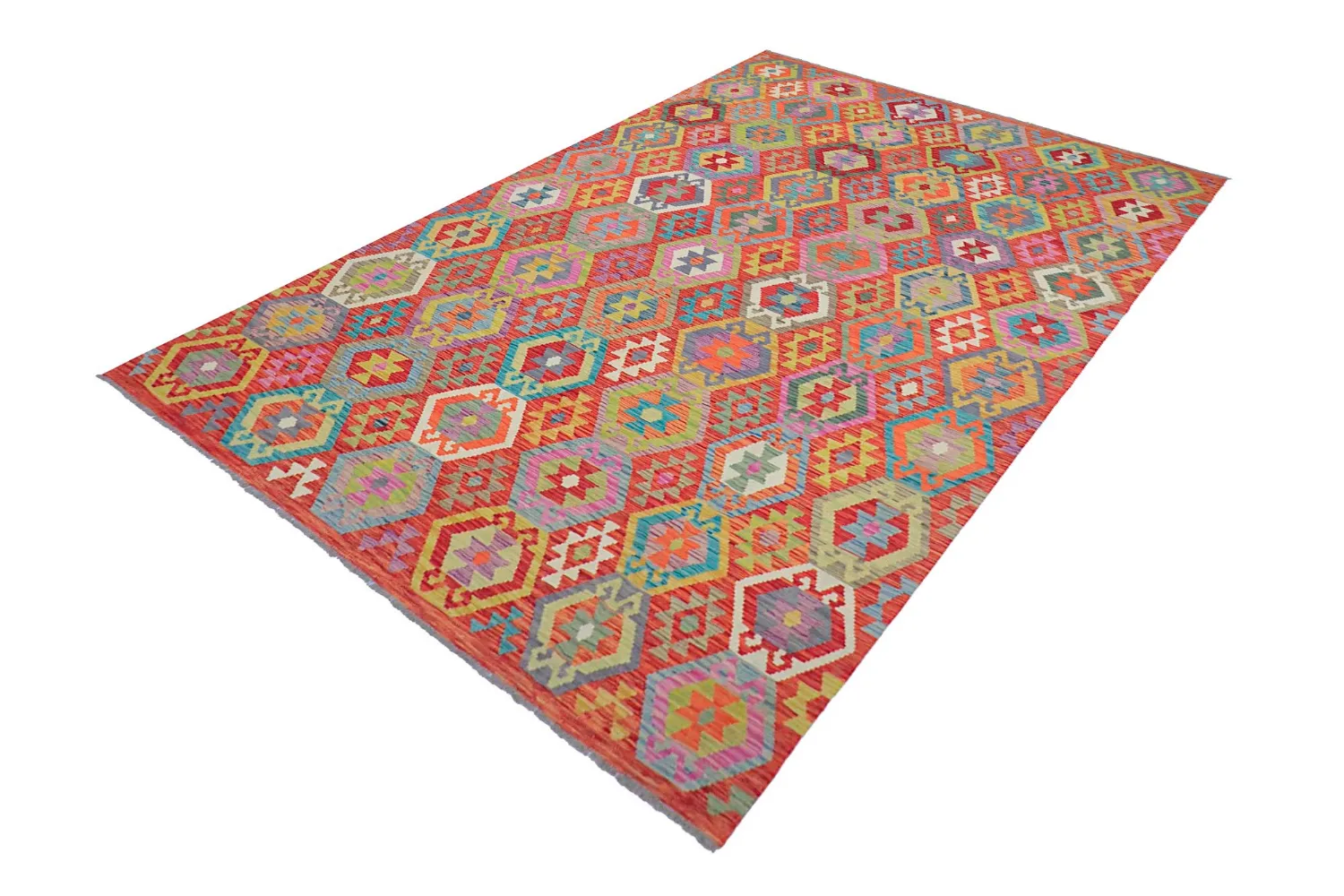 Tapete Oriental - Vegi Kelim Hand Woven - 203 x 296 cm