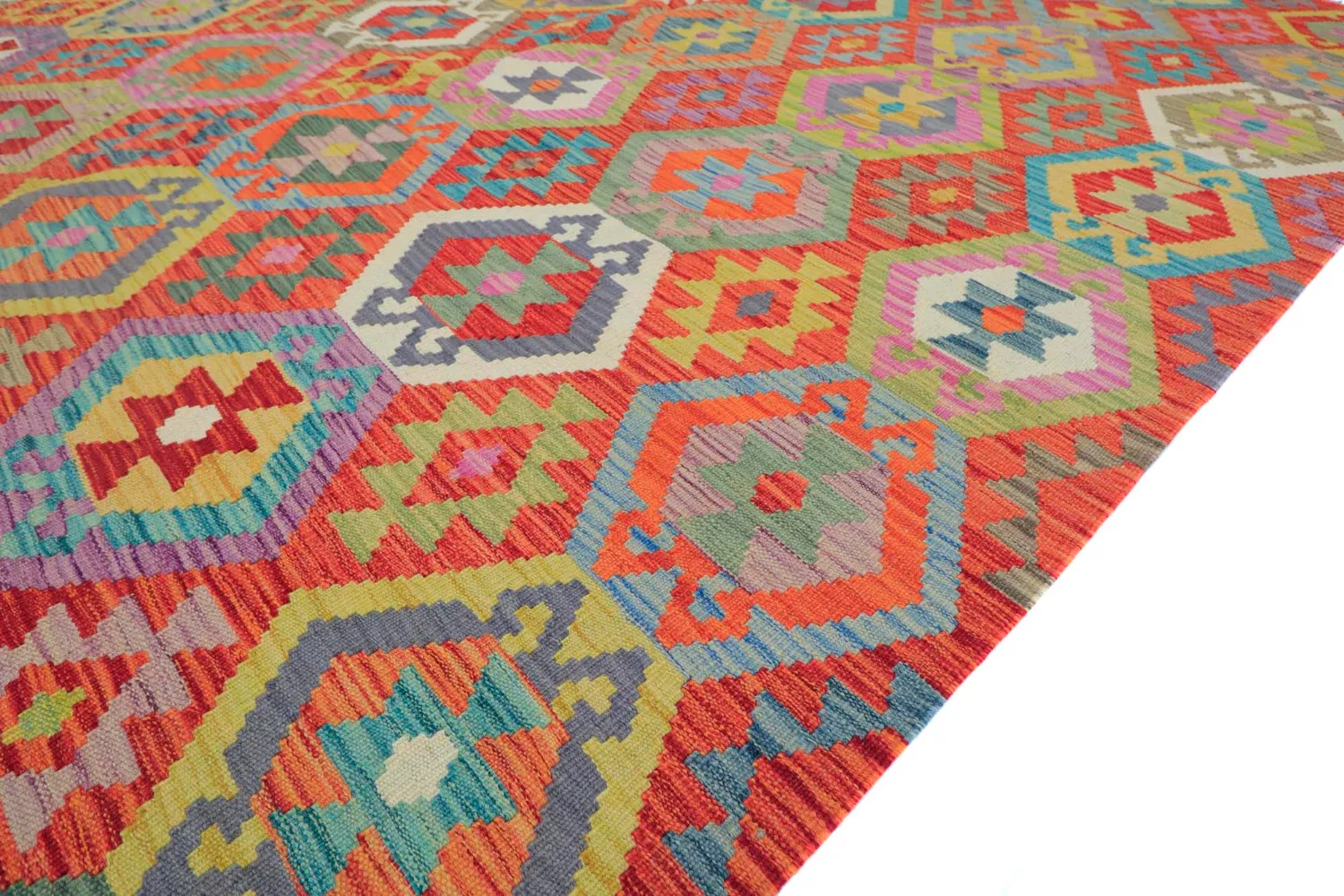 Tapete Oriental - Vegi Kelim Hand Woven - 203 x 296 cm