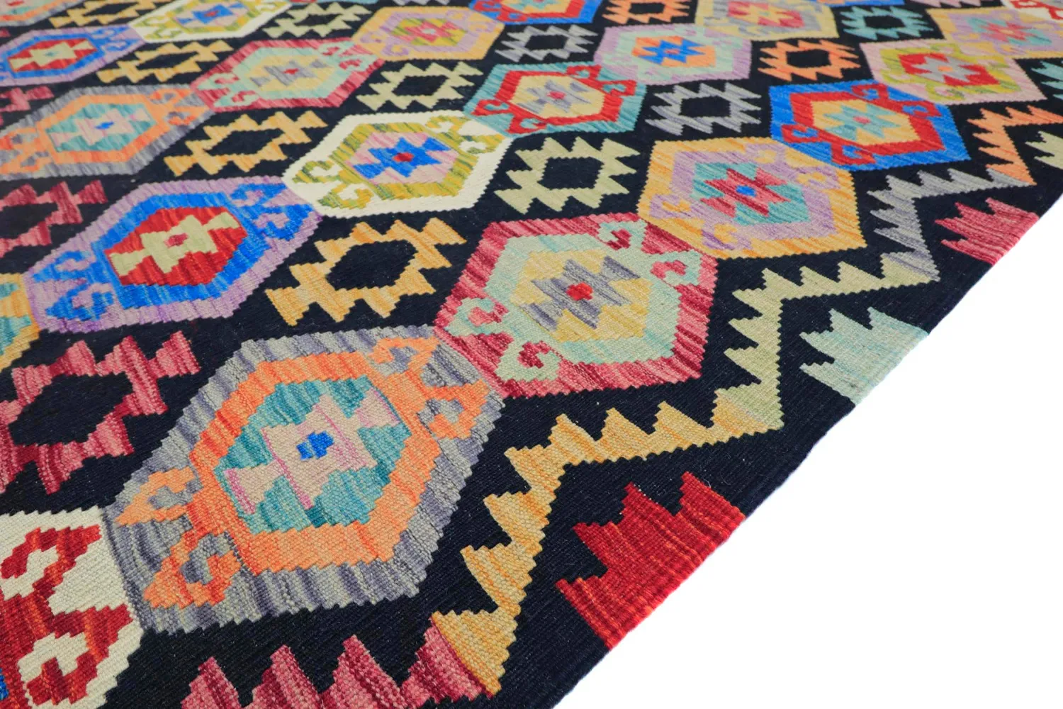 Tapete Oriental - Vegi Kelim Hand Woven - 204 x 294 cm
