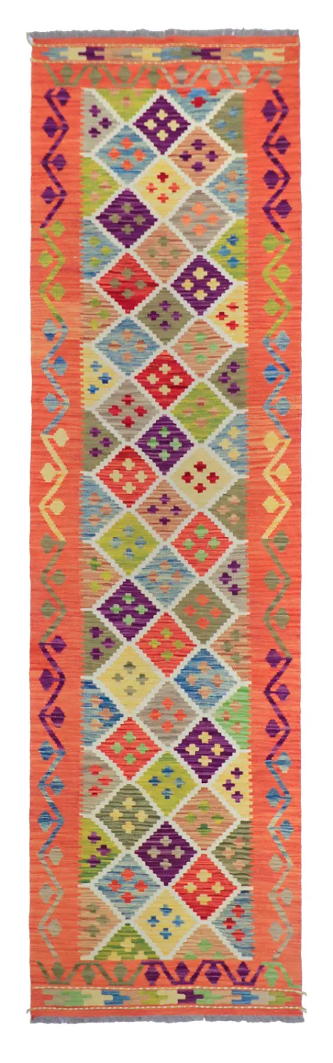Tapete Oriental - Vegi Kelim Hand Woven - 79 x 298 cm