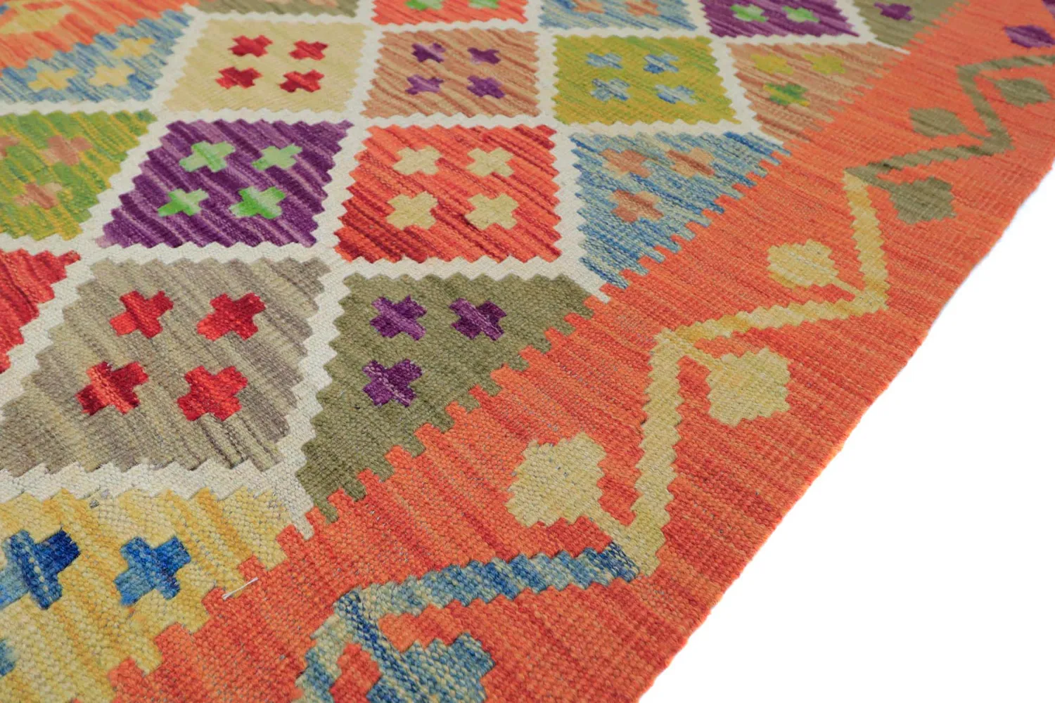 Tapete Oriental - Vegi Kelim Hand Woven - 79 x 298 cm