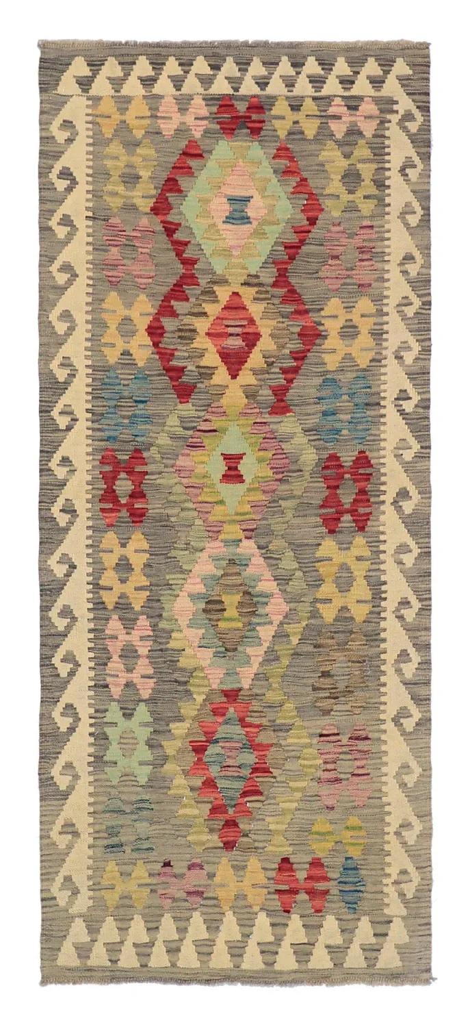 Tapete Oriental - Vegi Kelim Hand Woven - 81 x 199 cm