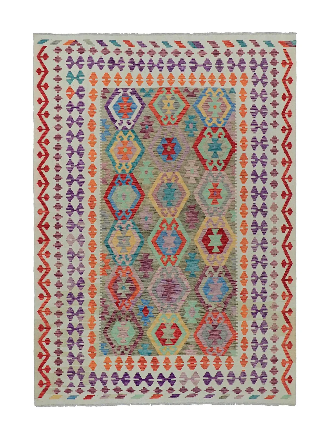 Tapete Oriental - Vegi Kelim Hand Woven - 175 x 245 cm