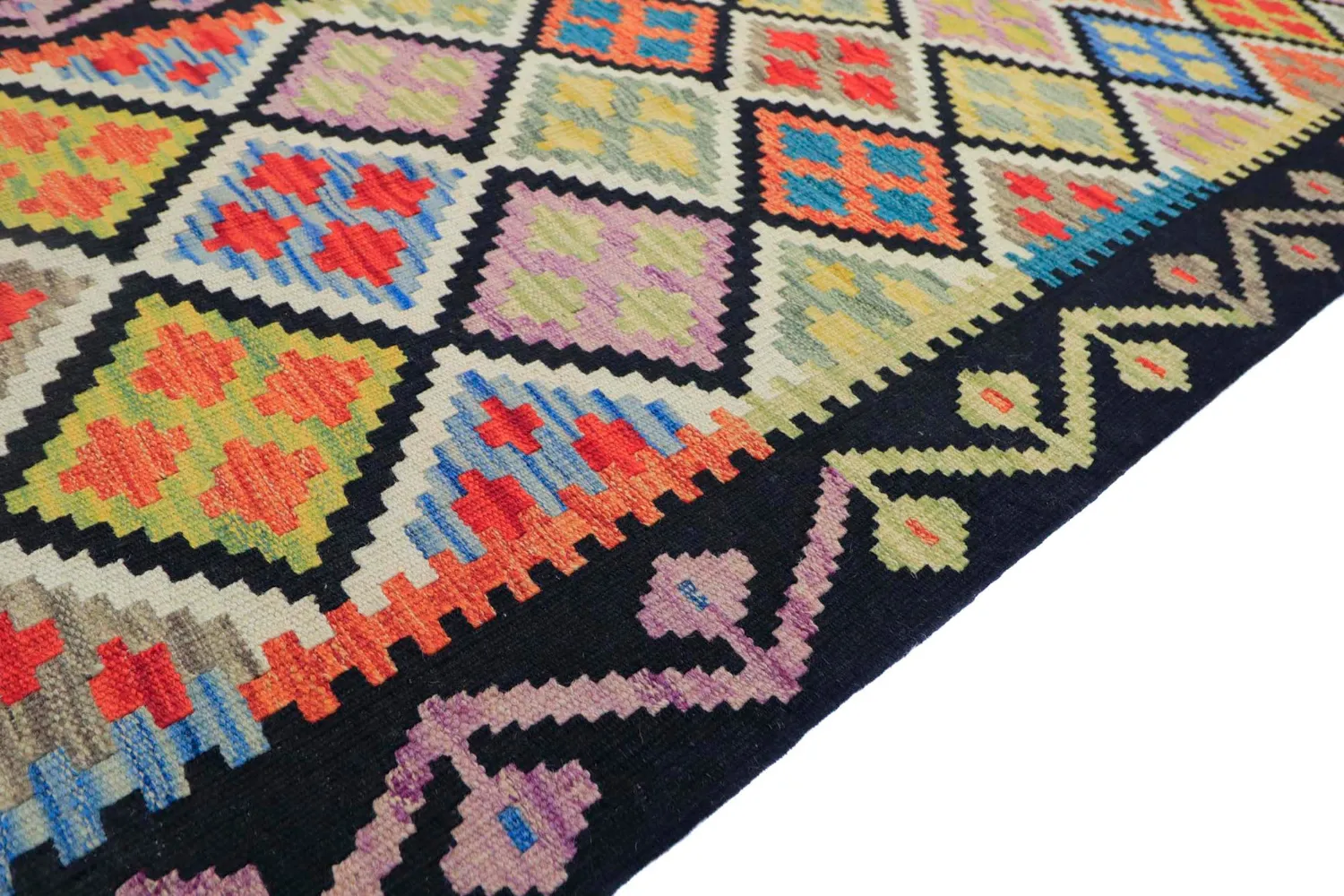 Tapete Oriental - Vegi Kelim Hand Woven - 80 x 268 cm