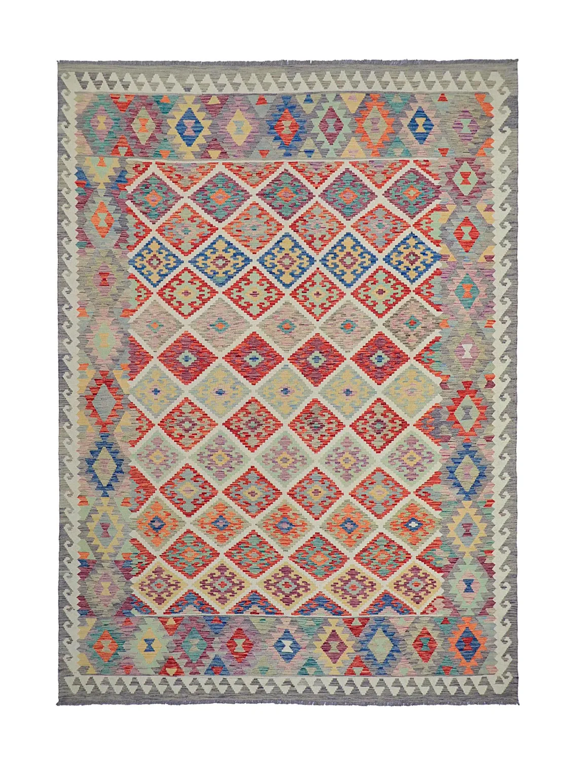 Tapete Oriental - Vegi Kelim Hand Woven - 207 x 291 cm