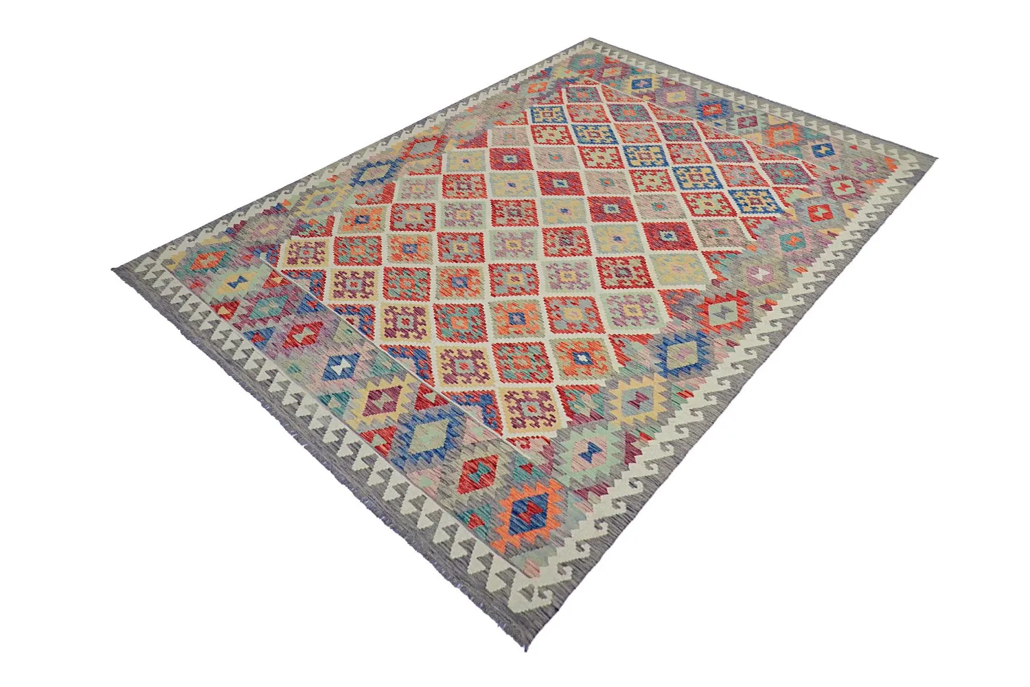 Tapete Oriental - Vegi Kelim Hand Woven - 207 x 291 cm