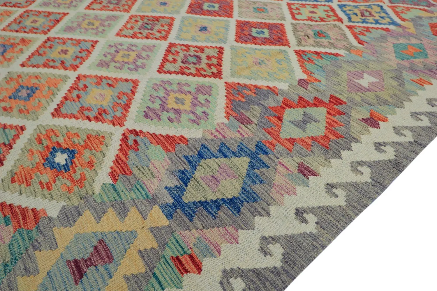 Tapete Oriental - Vegi Kelim Hand Woven - 207 x 291 cm