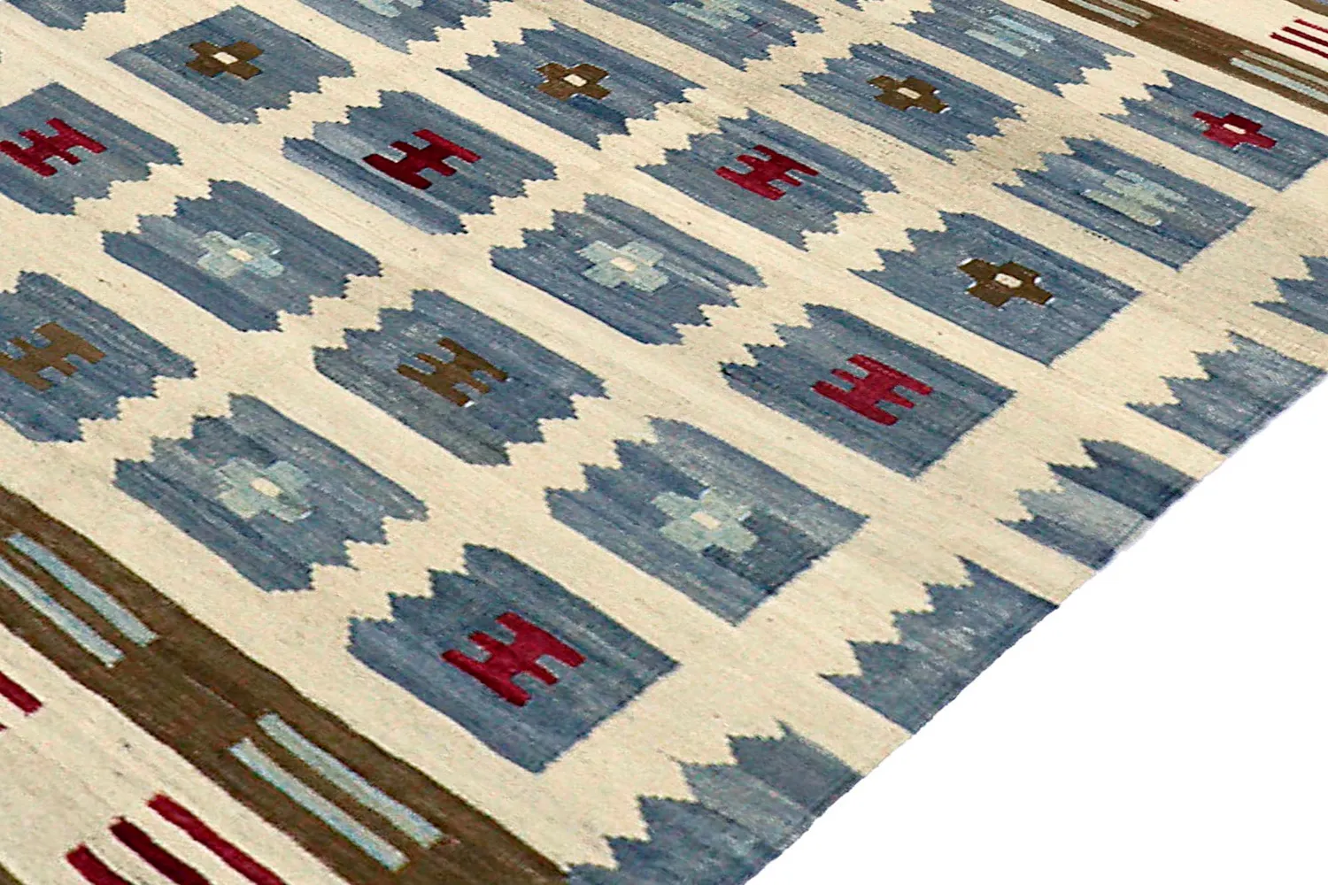 Tapete Oriental - Vegi Kelim Hand Woven - 100 x 148 cm