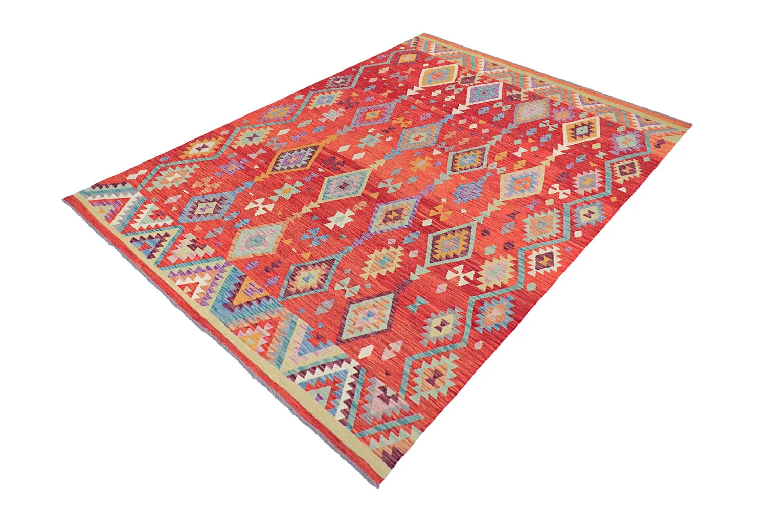 Tapete Oriental - Vegi Kelim Hand Woven - 203 x 299 cm
