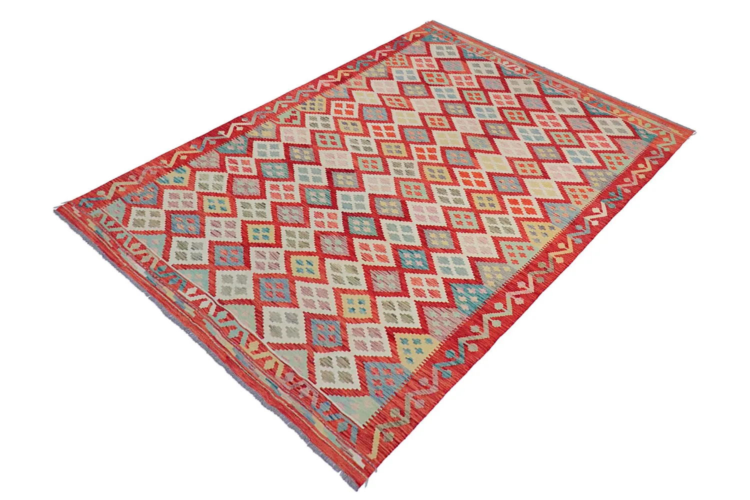 Tapete Oriental - Vegi Kelim Hand Woven - 174 x 250 cm