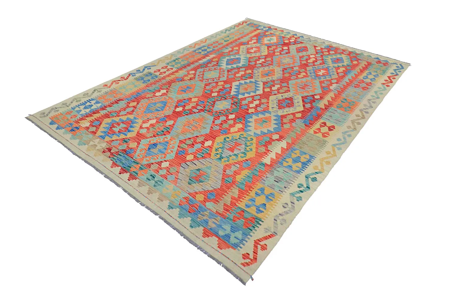 Tapete Oriental - Vegi Kelim Hand Woven - 202 x 294 cm
