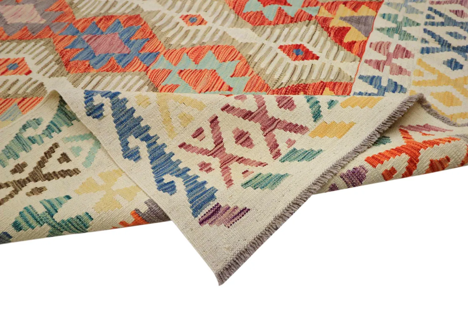 Tapete Oriental - Vegi Kelim Hand Woven - 202 x 293 cm