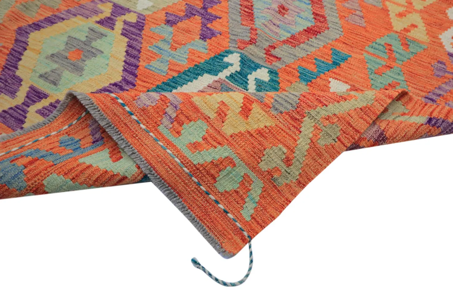 Tapete Oriental - Vegi Kelim Hand Woven - 183 x 240 cm