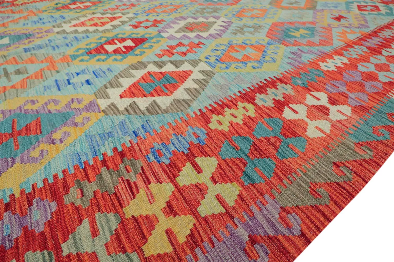Tapete Oriental - Vegi Kelim Hand Woven - 199 x 295 cm