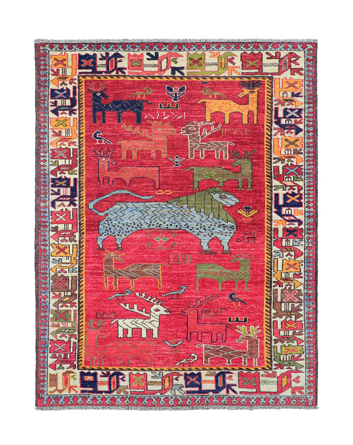 Tapete Oriental - Tribal Hand Knotted - 148 x 199 cm