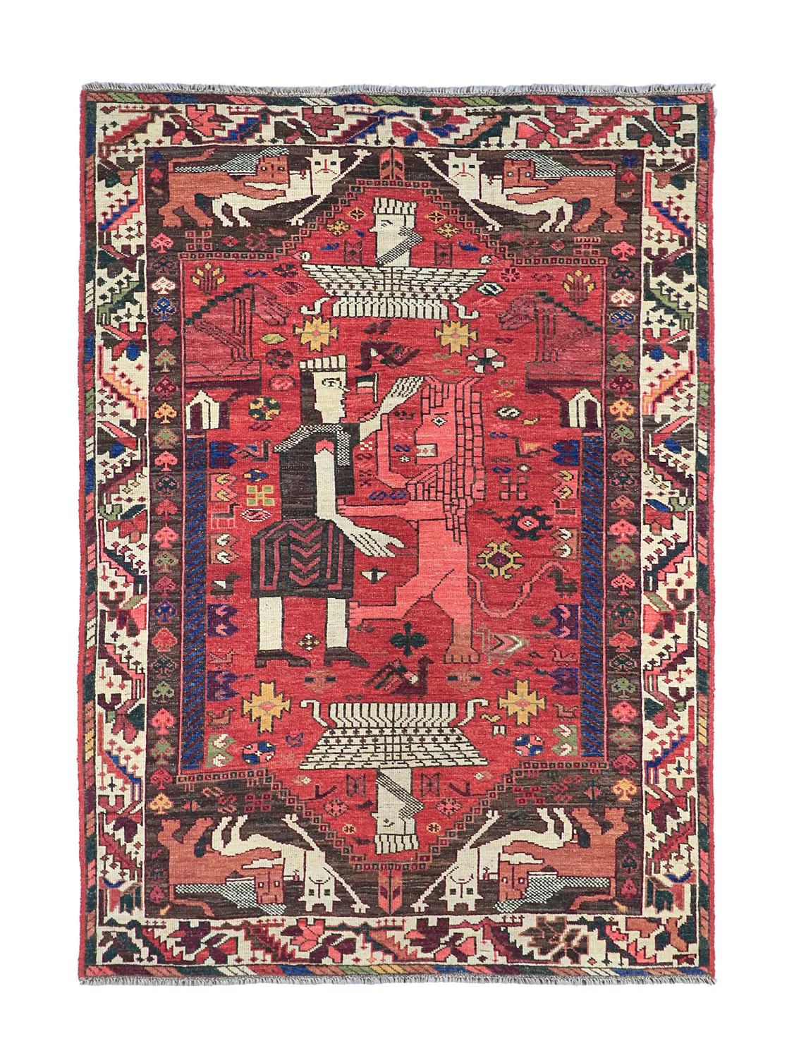 Tapete Oriental - Tribal Hand Knotted - 154 x 221 cm