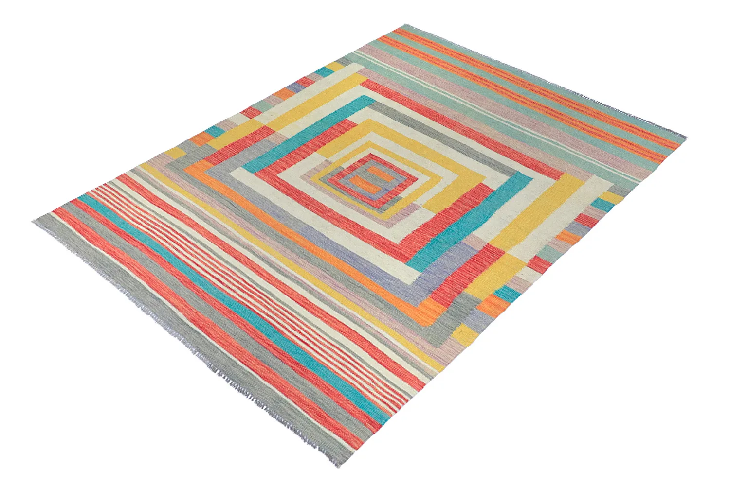 Tapete Oriental - Kelim Hand Woven - 151 x 202 cm
