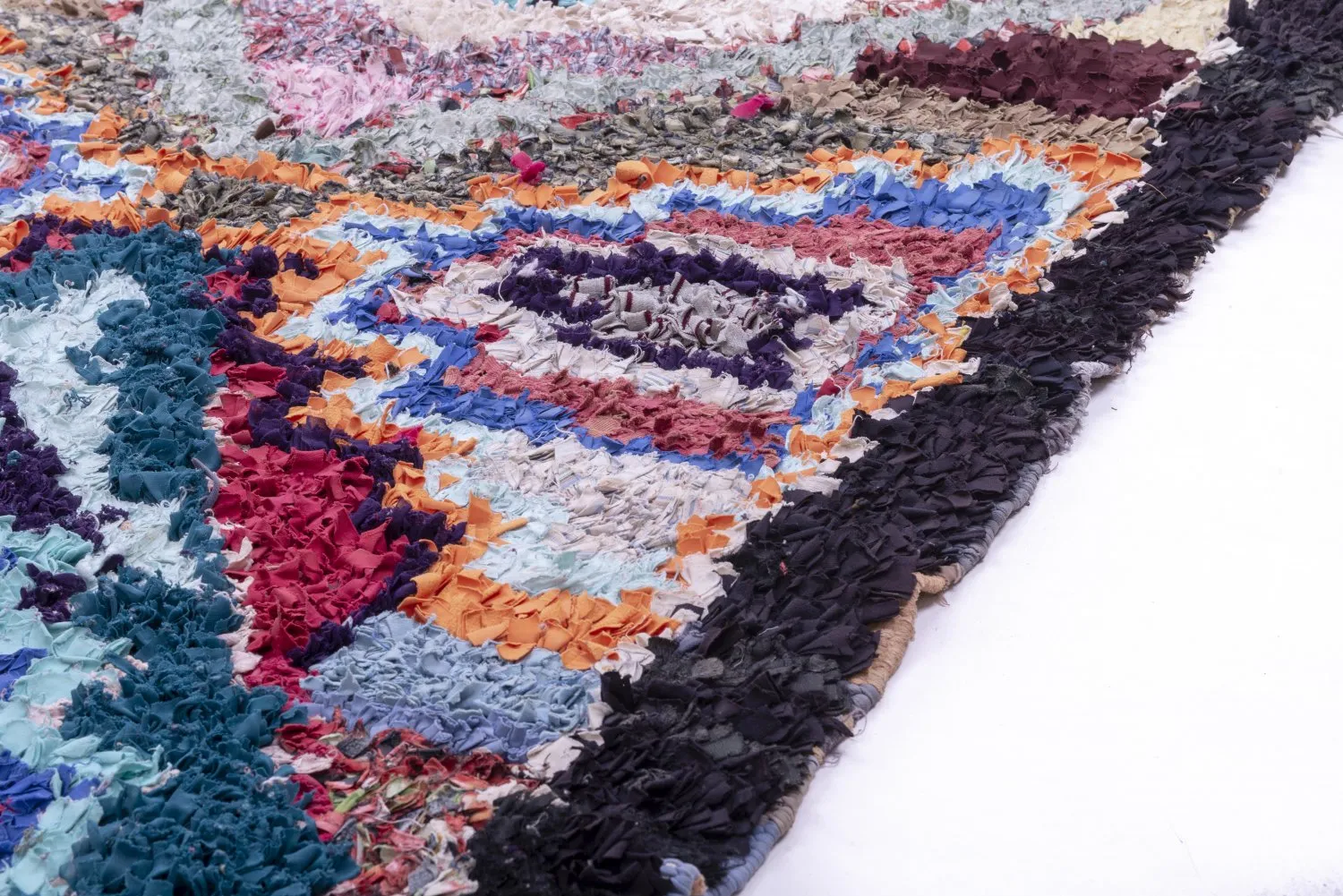 Tapete Berbere Marroquino Boucherouite 200 x 125 cm