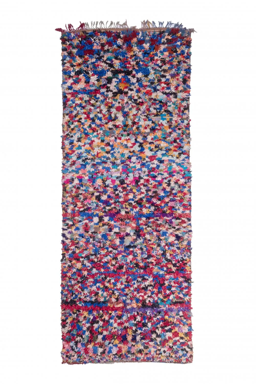 Tapete Berbere Marroquino Boucherouite 370 x 145 cm