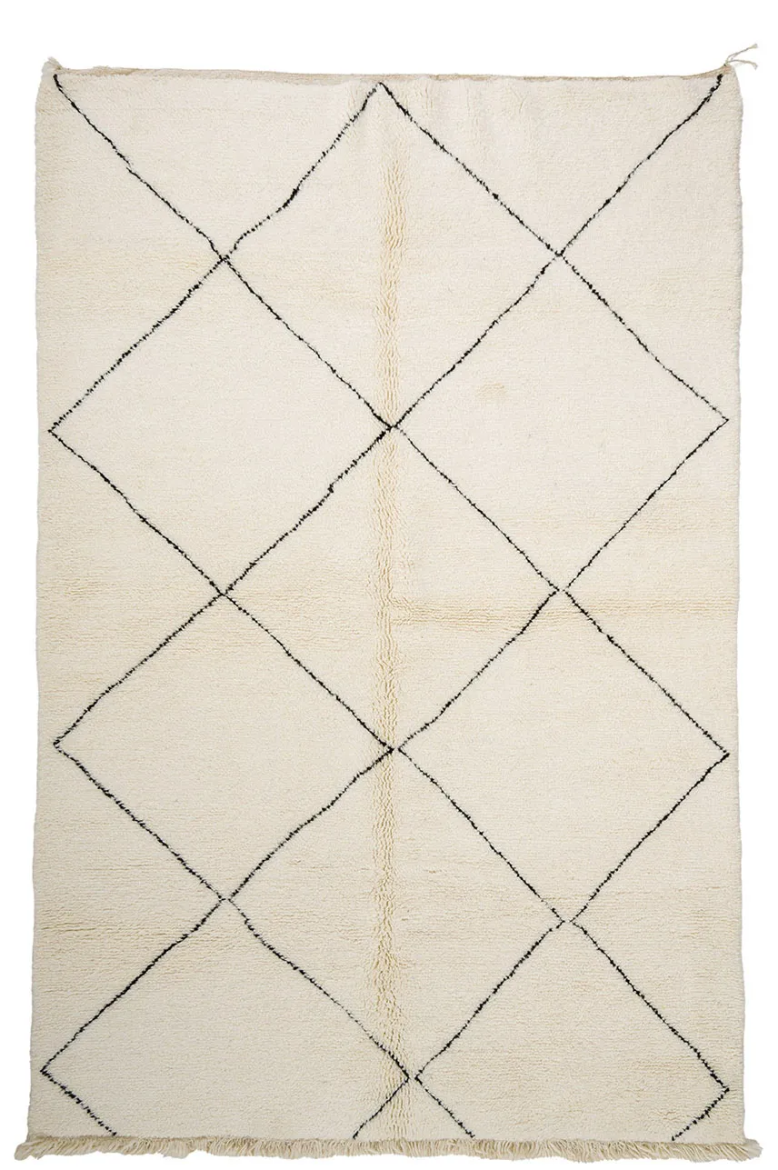 Tapete Kilim Marroquino Beni Ourain 195 x 295 cm