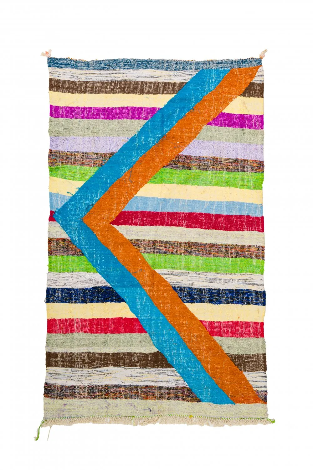 Tapete Berbere Marroquino Boucherouite 125 x 215 cm