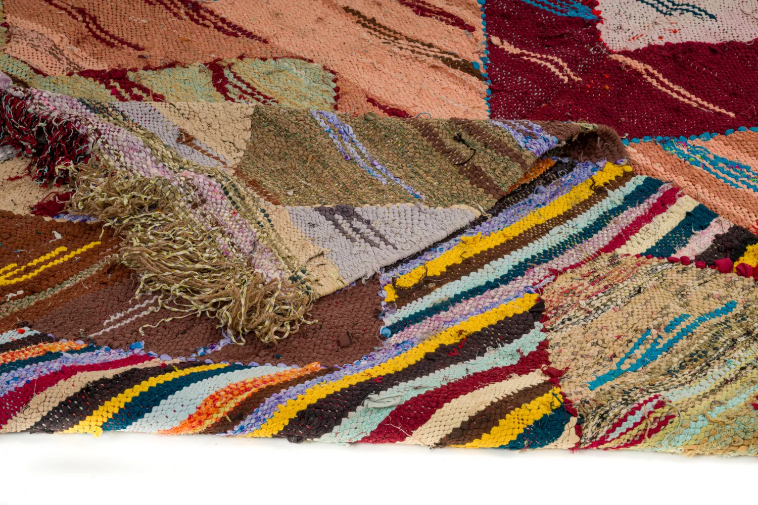 Tapete Berbere Marroquino Boucherouite 160 x 295 cm