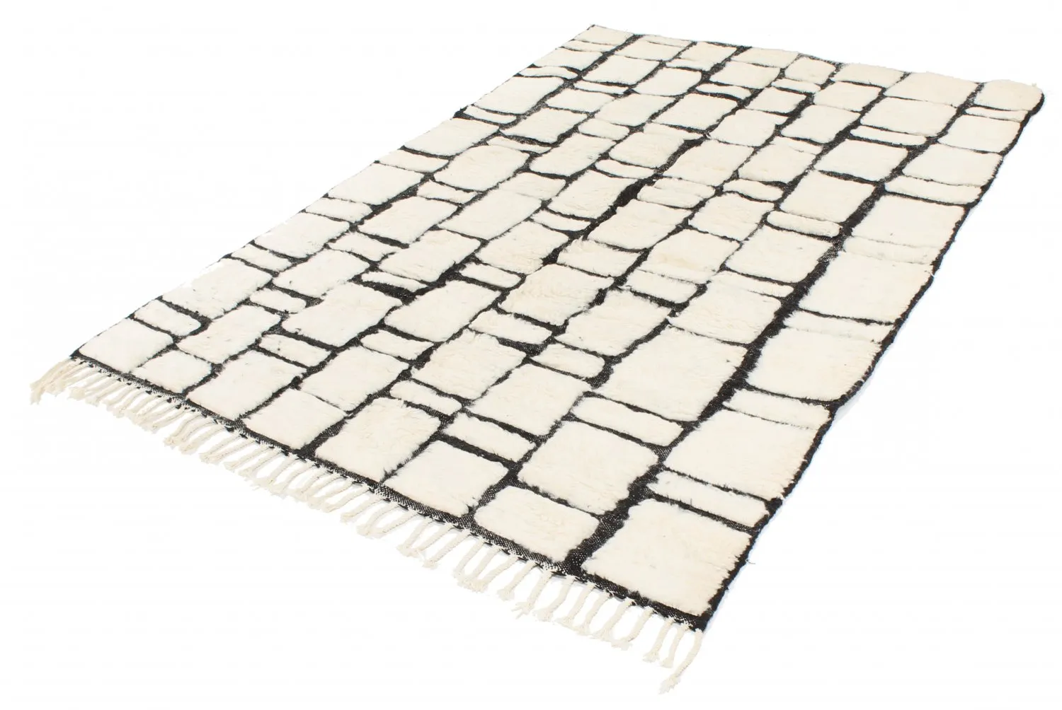 Tapete Kilim Marroquino Beni Ourain 270 x 150 cm