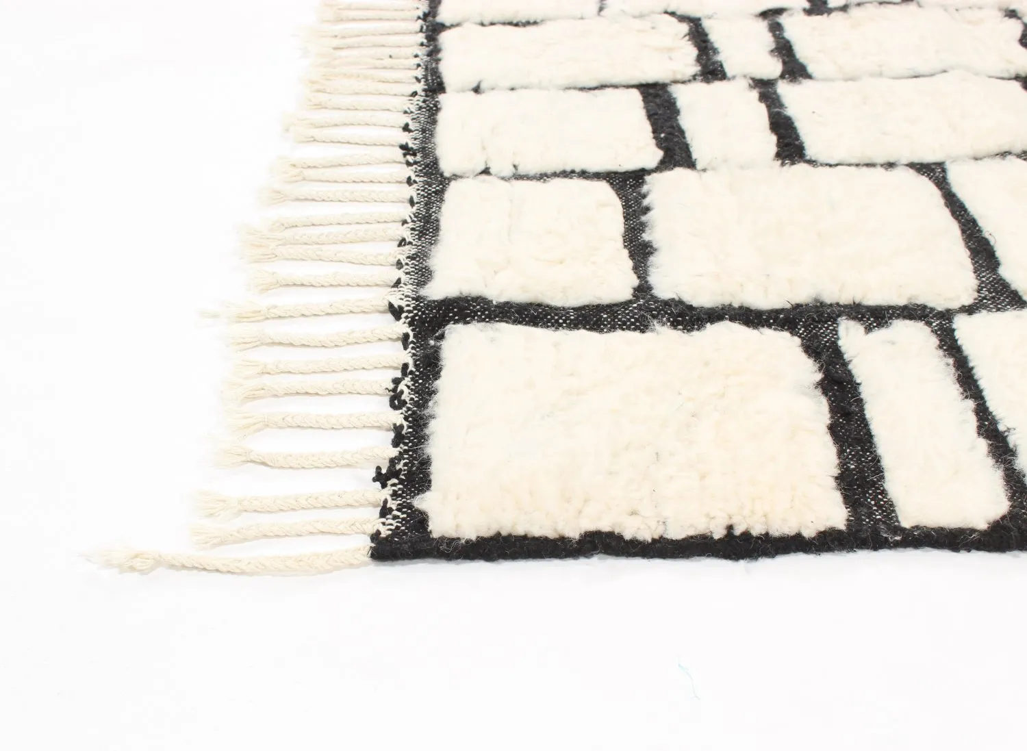 Tapete Kilim Marroquino Beni Ourain 270 x 150 cm