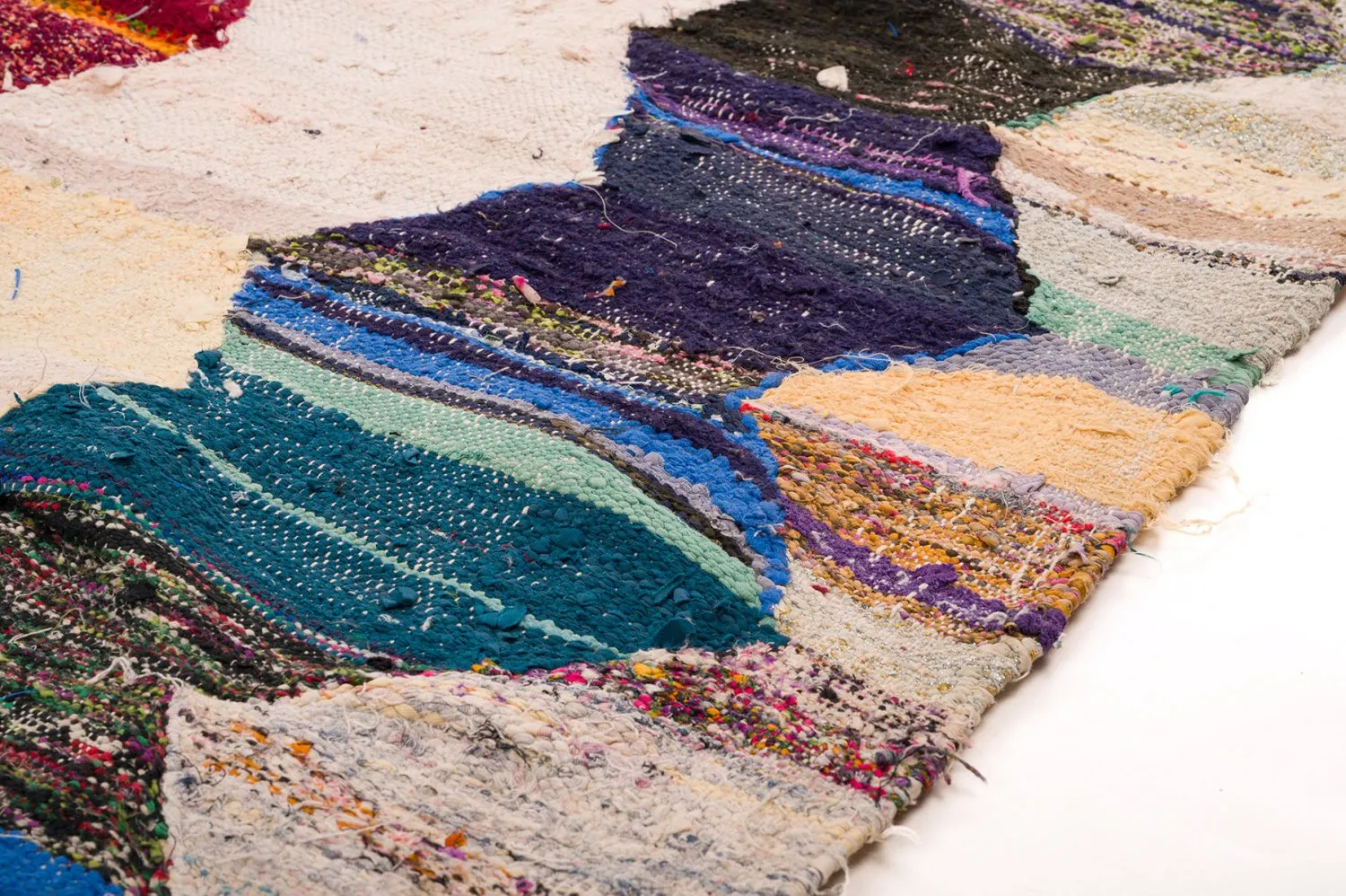 Tapete Berbere Marroquino Boucherouite 155 x 325 cm