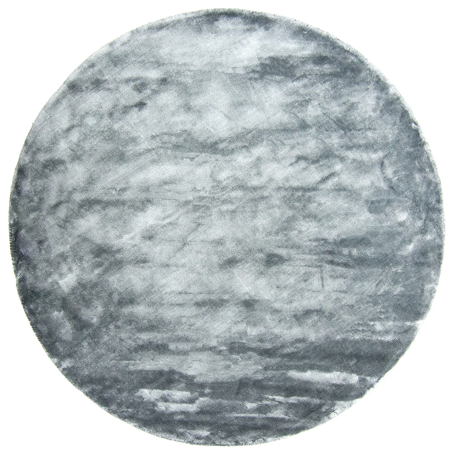 Tapete redondo - Jodhpur Special Luxury Edition (azul/cinza)