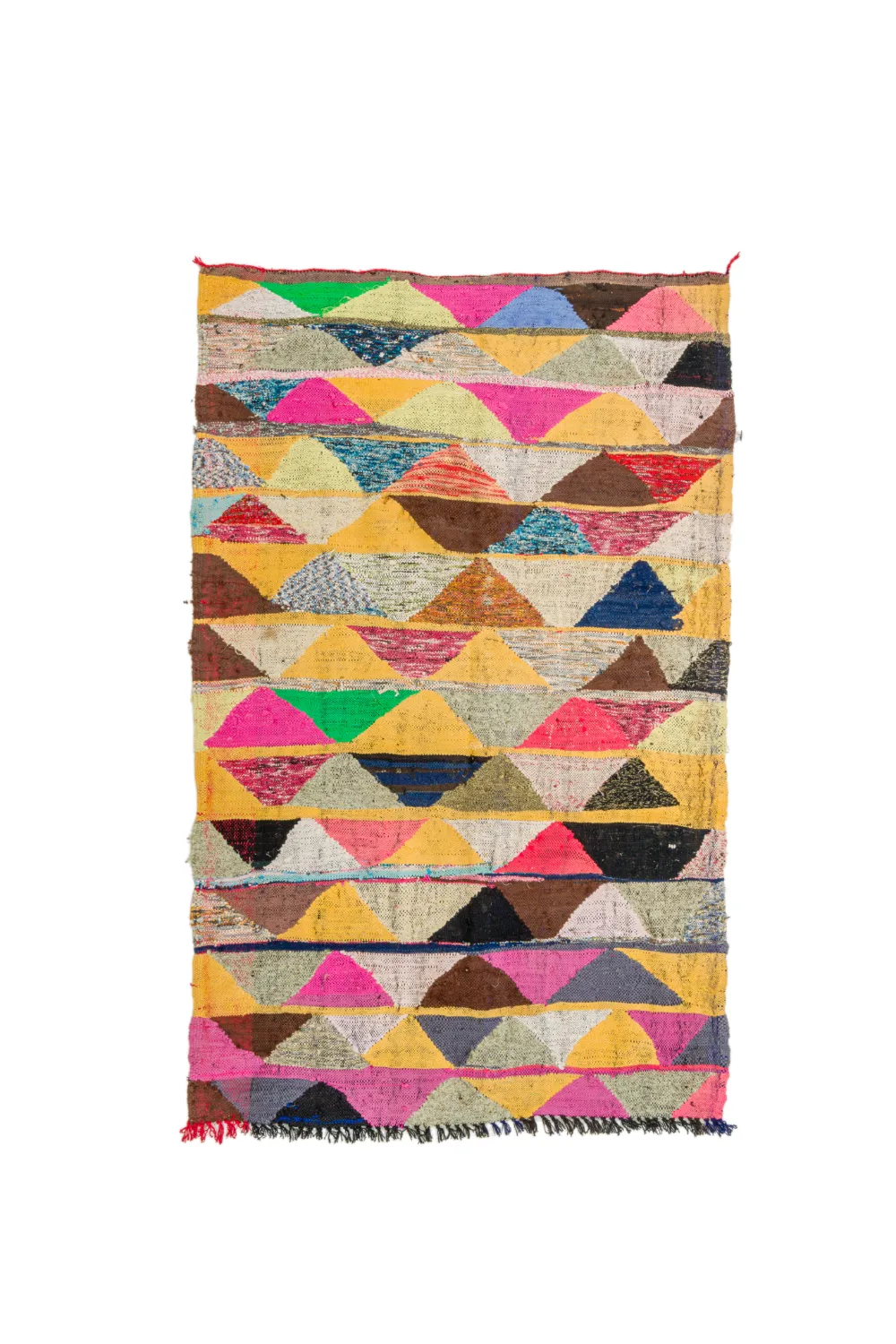 Tapete Berbere Marroquino Boucherouite 140 x 230 cm