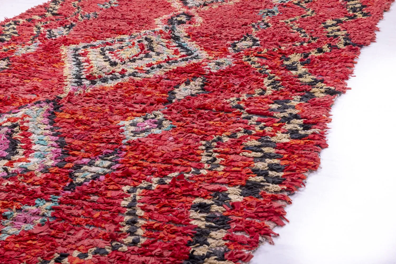 Tapete Berbere Marroquino Boucherouite 265 x 150 cm