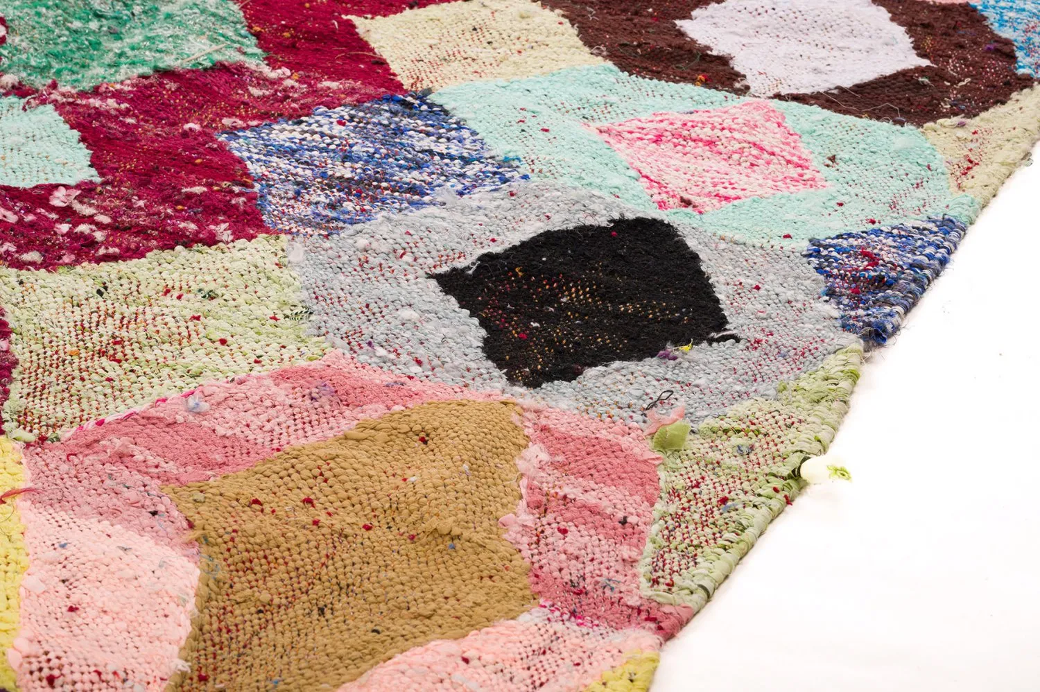 Tapete Berbere Marroquino Boucherouite 150 x 255 cm