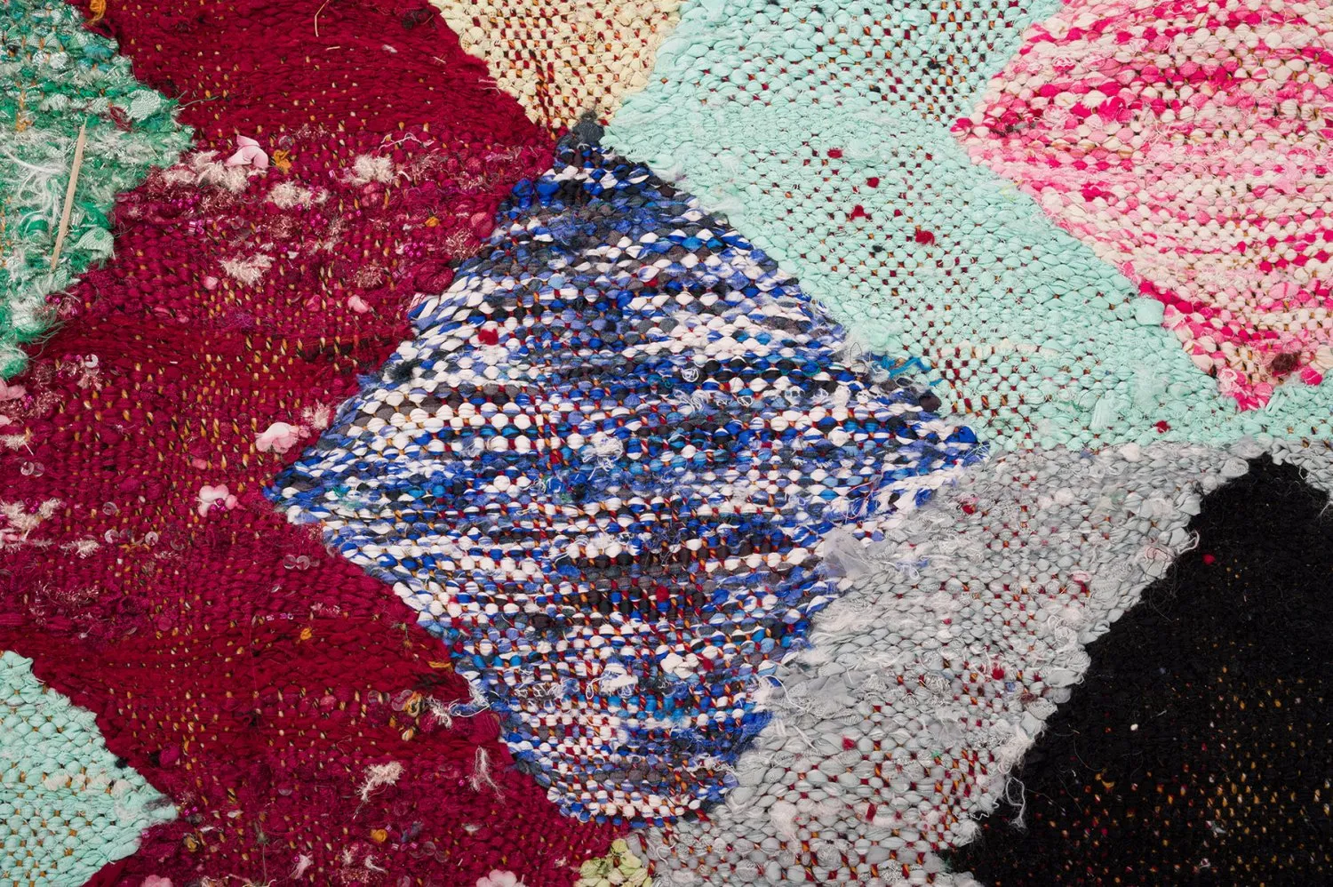 Tapete Berbere Marroquino Boucherouite 150 x 255 cm