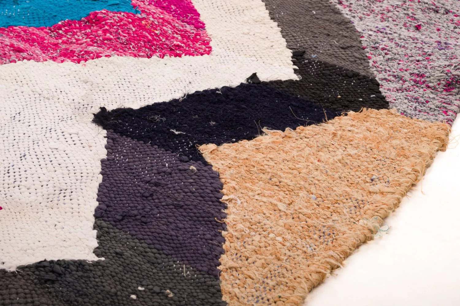 Tapete Berbere Marroquino Boucherouite 120 x 265 cm