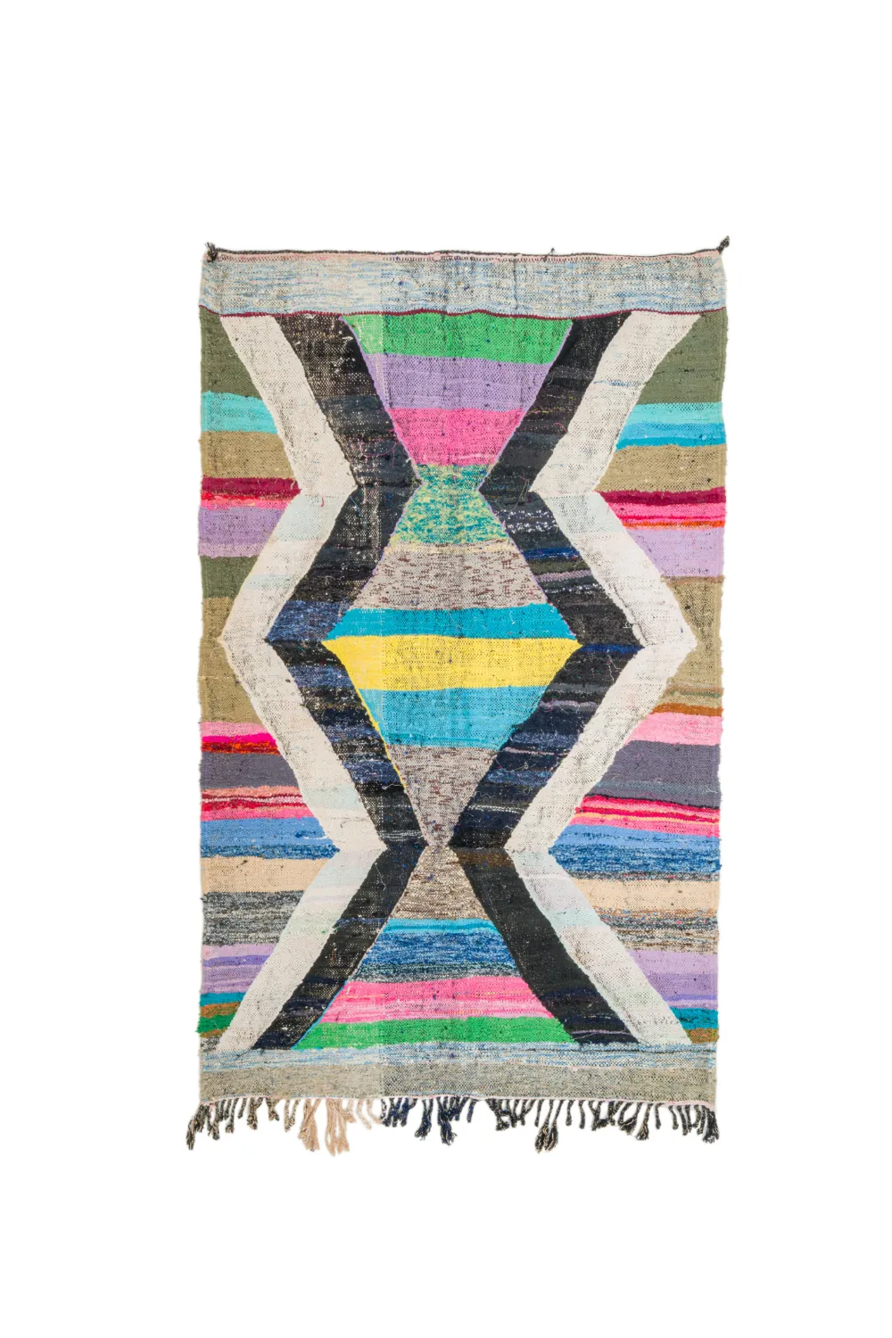 Tapete Berbere Marroquino Boucherouite 130 x 220 cm