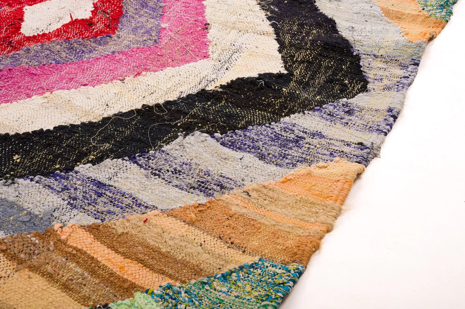 Tapete Berbere Marroquino Boucherouite 155 x 285 cm