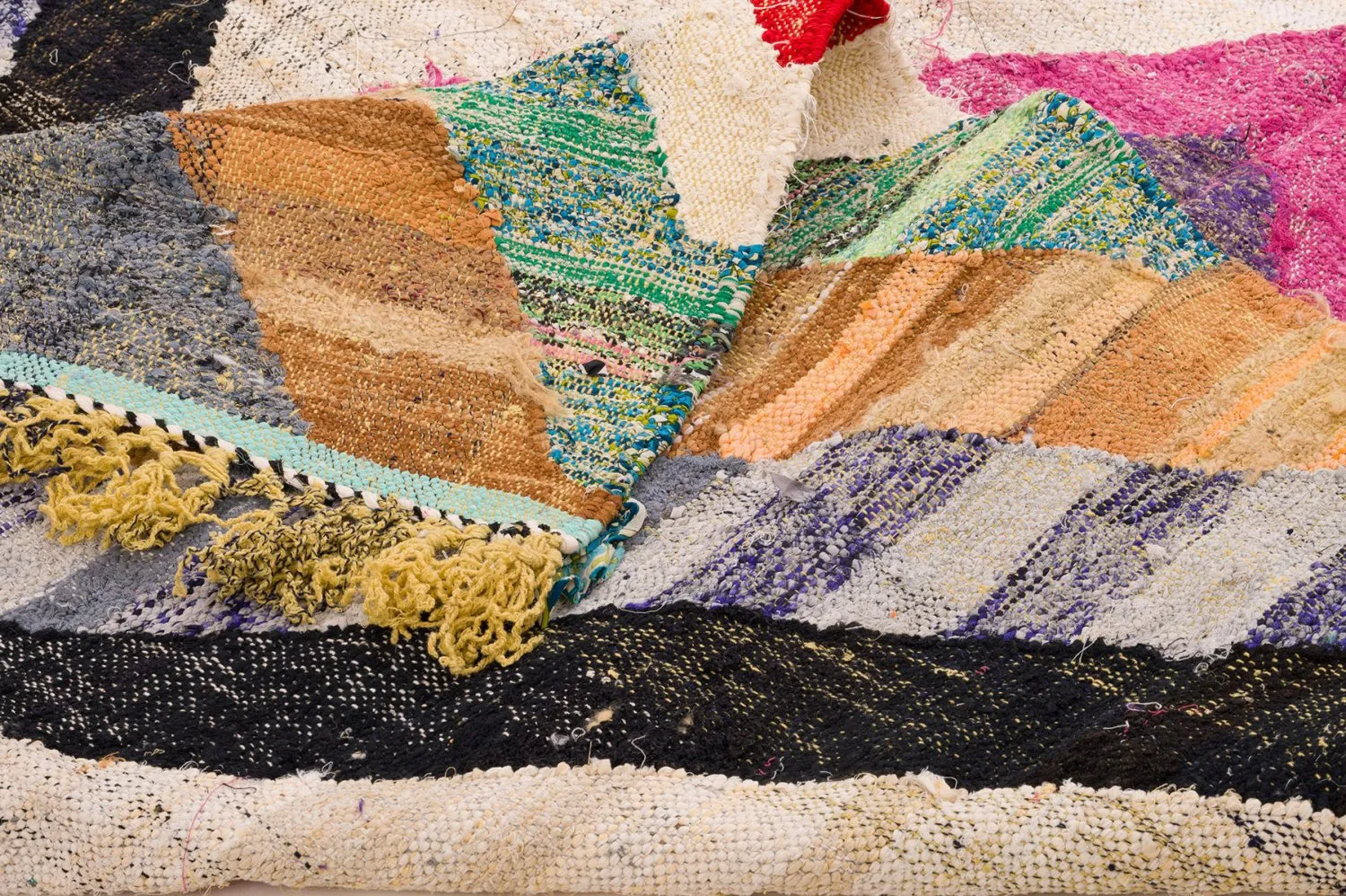 Tapete Berbere Marroquino Boucherouite 155 x 285 cm