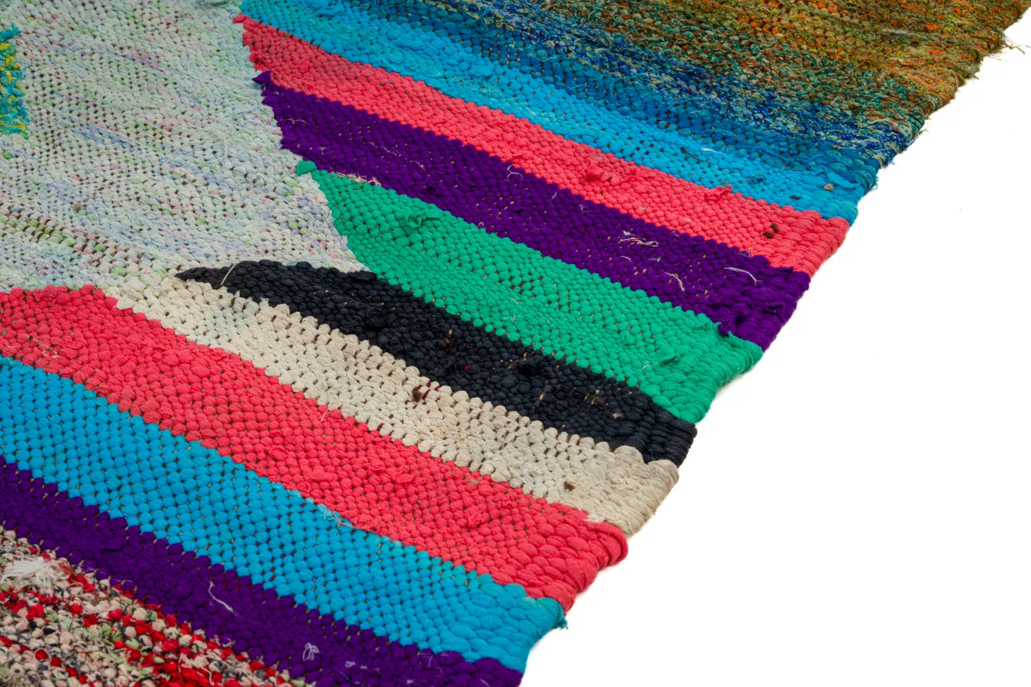 Tapete Berbere Marroquino Boucherouite 130 x 230 cm