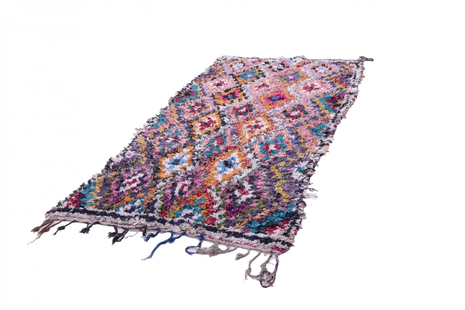 Tapete Berbere Marroquino Boucherouite 275 x 120 cm