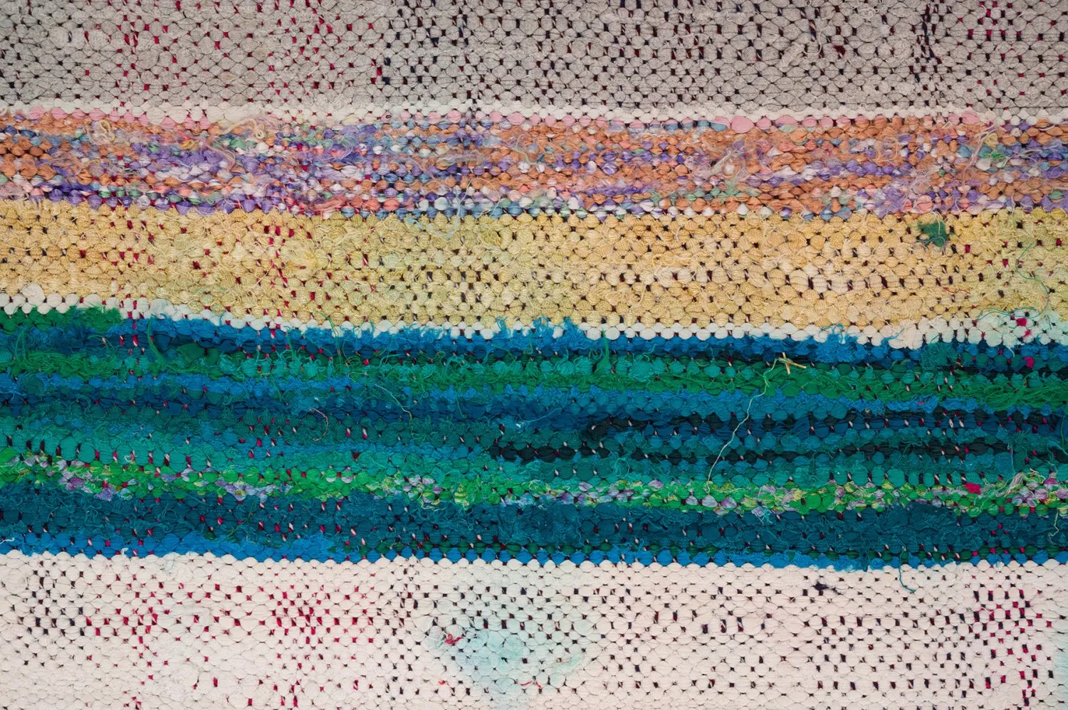 Tapete Berbere Marroquino Boucherouite 145 x 295 cm
