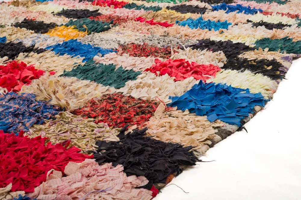 Tapete Berbere Marroquino Boucherouite 280 x 155 cm