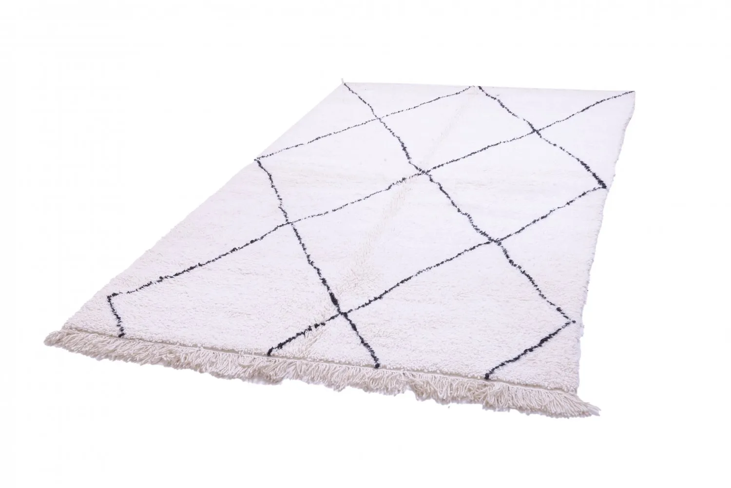 Tapete Kilim Marroquino Beni Ourain 240 x 160 cm