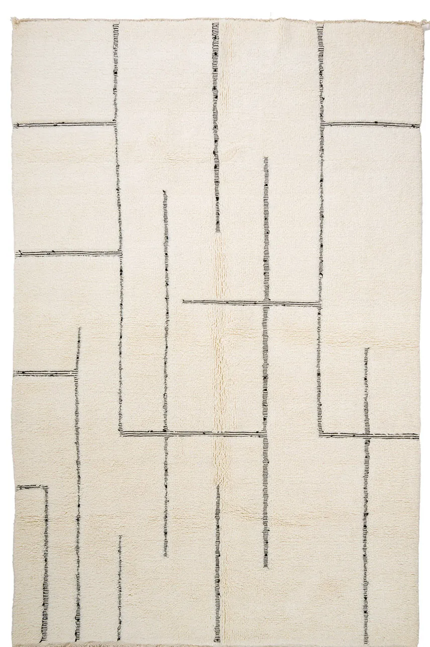 Tapete Kilim Marroquino Beni Ourain 200 x 315 cm